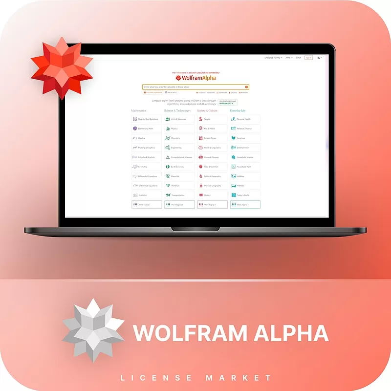 خرید اکانت و اشتراک Wolfram Alpha ولفرم آلفا پرمیوم