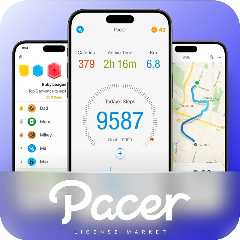 خرید اکانت Pacer Pedometer پِیسِر پرمیوم