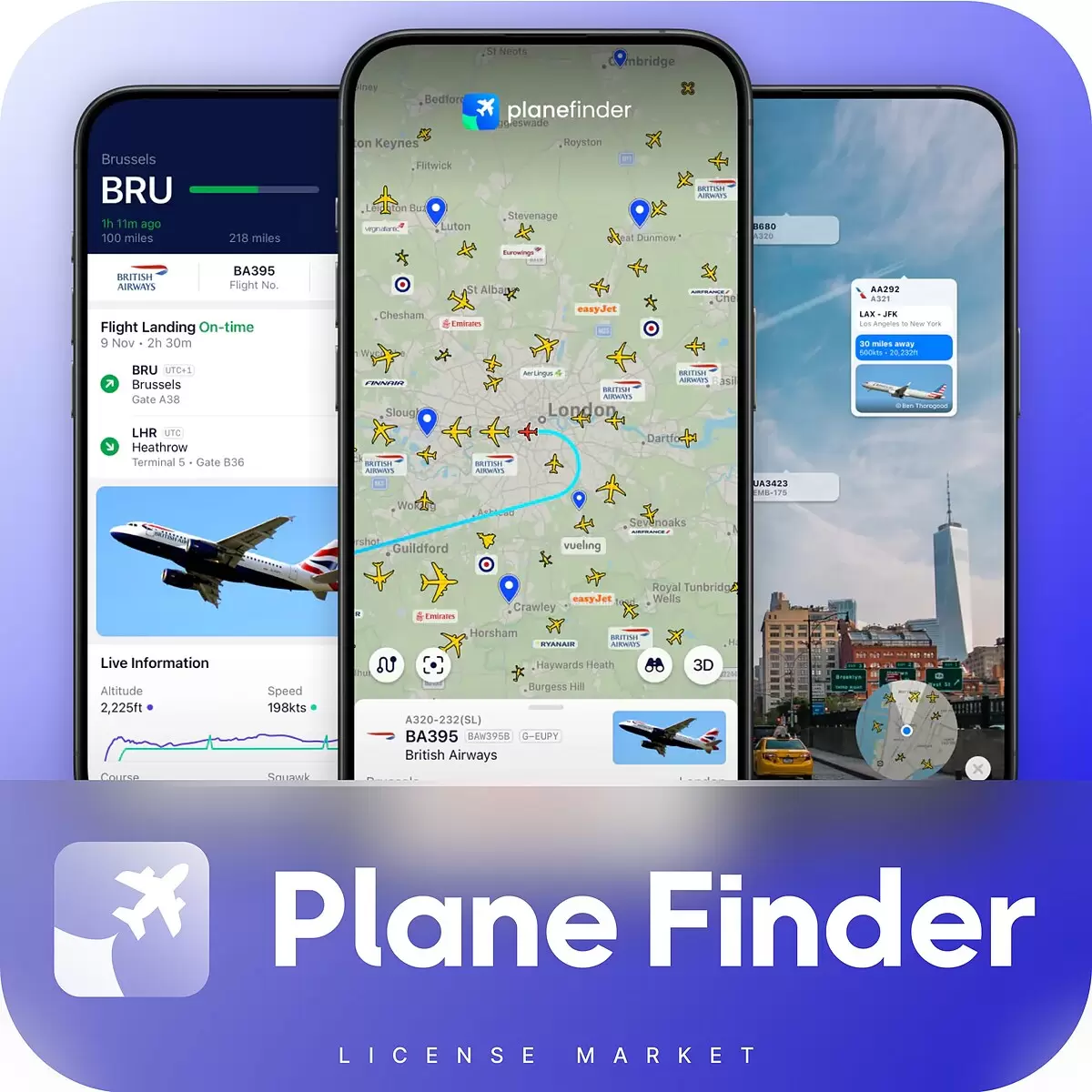 خرید اکانت Plane Finder روی ایمیل شما (با 91% تخفیف)