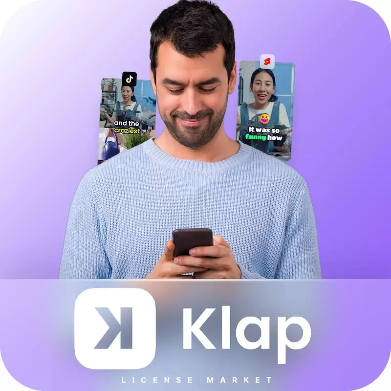 خرید اکانت Klap روی ایمیل شما (91% تخفیف)